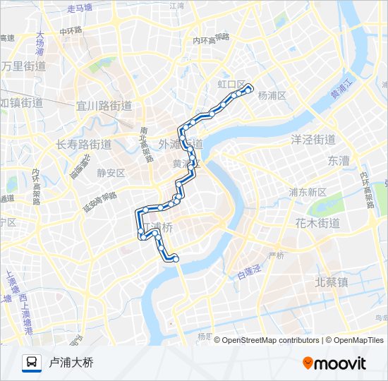 公交17路的线路图