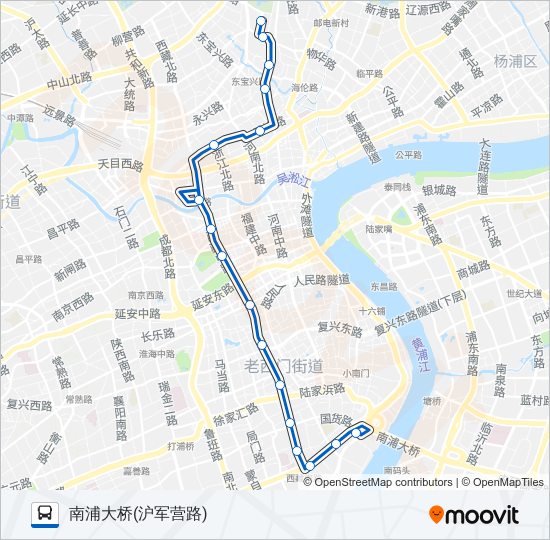 18路 bus Line Map