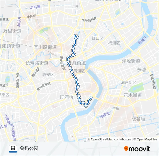18路 Bus Line Map
