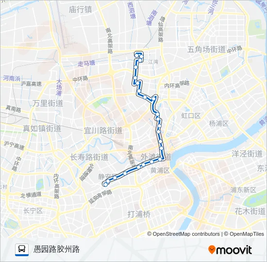 21路 Bus Line Map