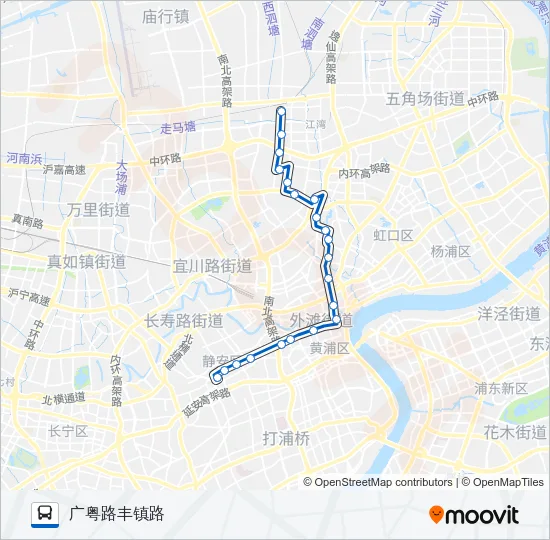 21路 Bus Line Map