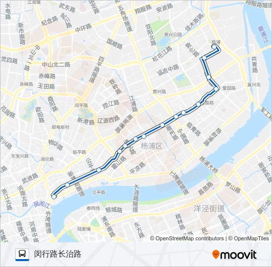 公交22路的线路图