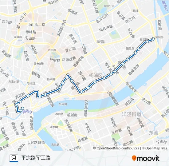 25路 Bus Line Map