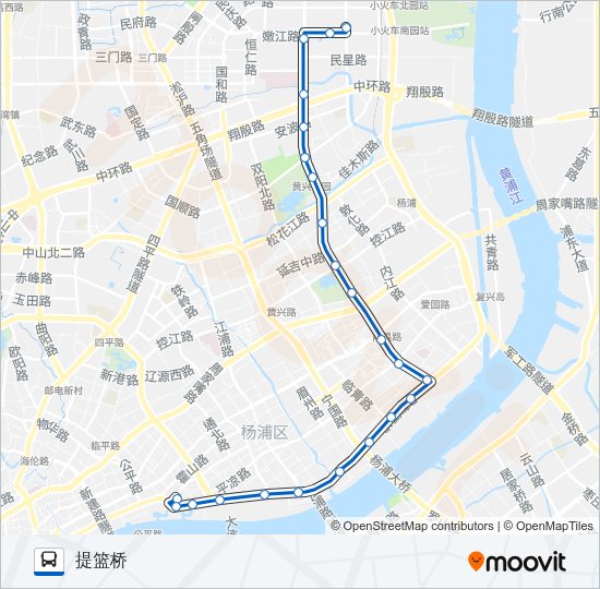 公交28路的线路图