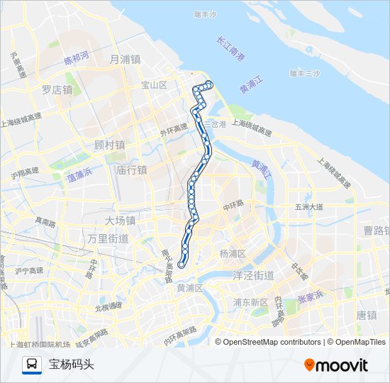 公交51路的线路图