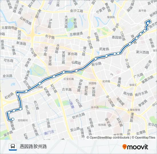 57路 Bus Line Map