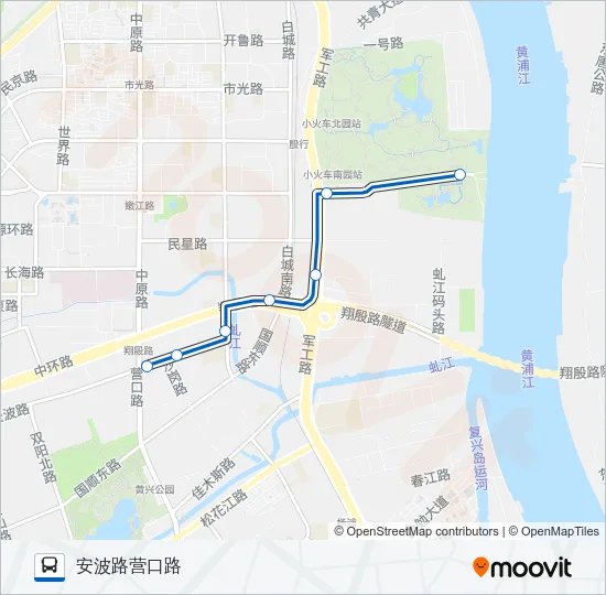 102路 Bus Line Map