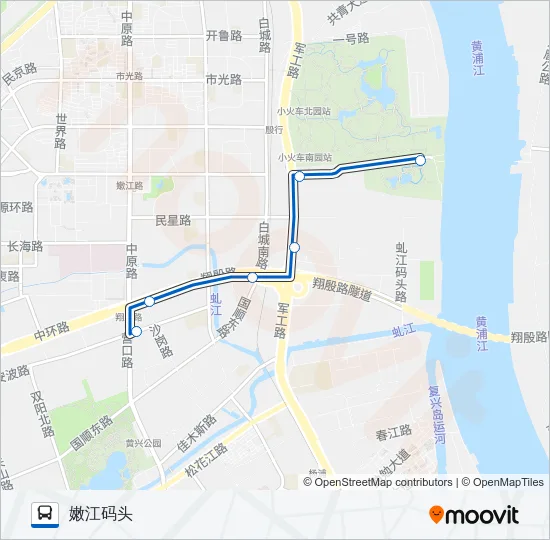 102路 Bus Line Map