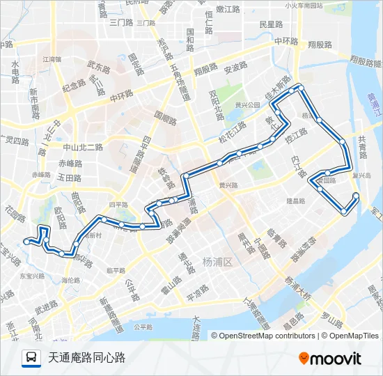 103路 Bus Line Map