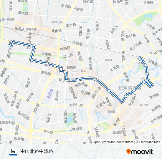 105路 Bus Line Map