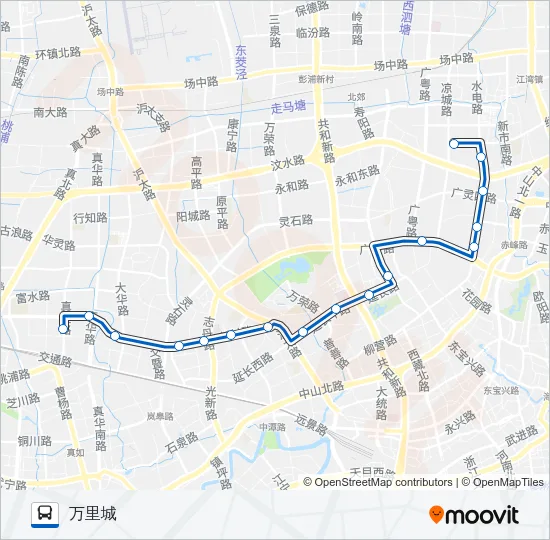 107路 Bus Line Map