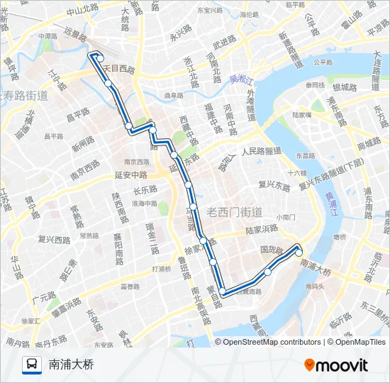 109路 Bus Line Map