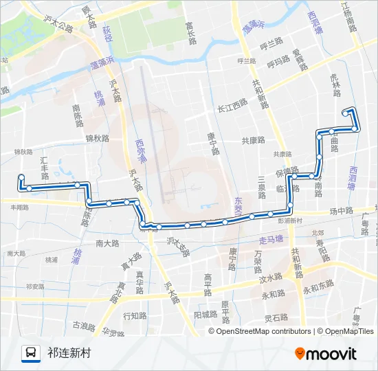 110路 Bus Line Map