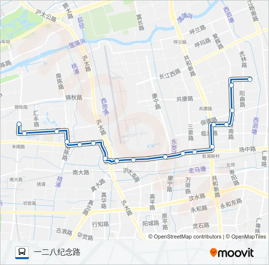110路 Bus Line Map