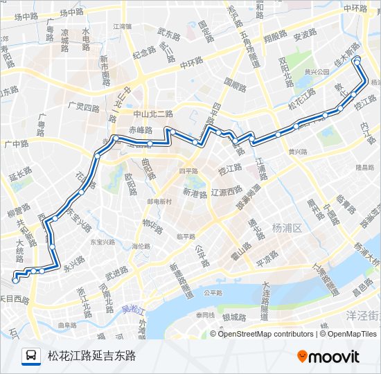 公交115路的线路图