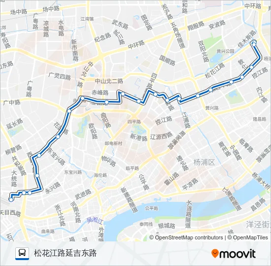115路 Bus Line Map