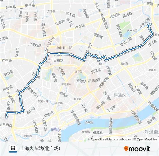 115路 Bus Line Map