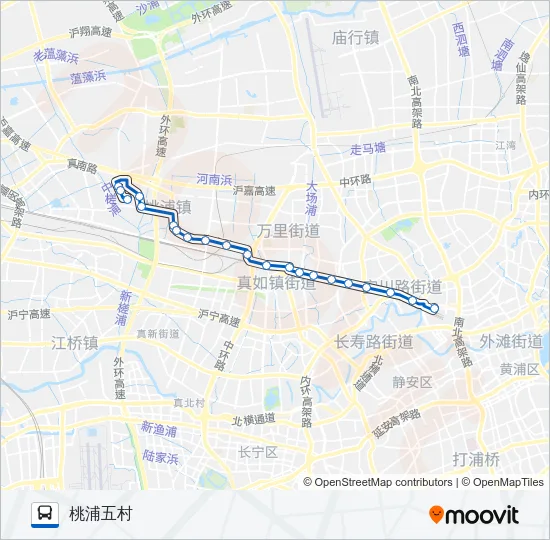 117路 Bus Line Map