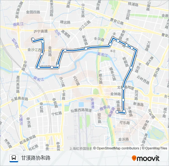 121路 Bus Line Map