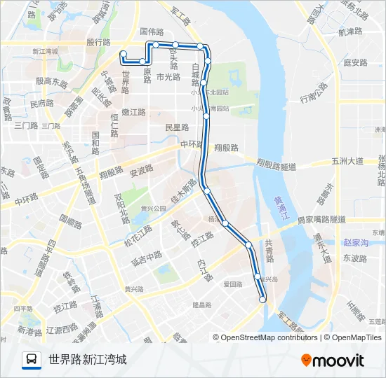 124路 Bus Line Map