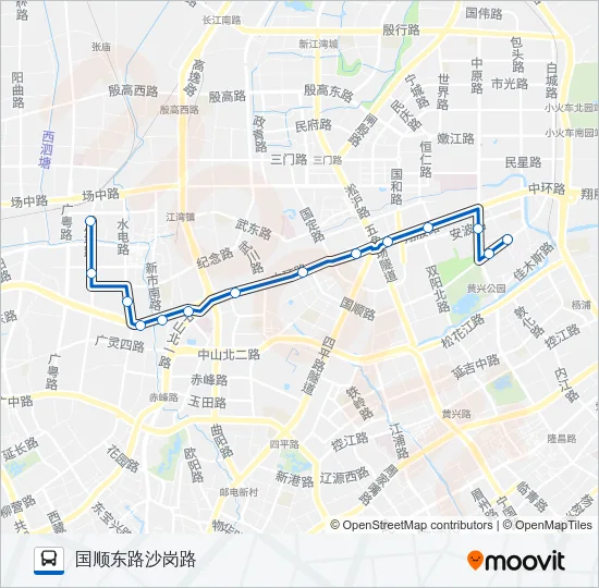 133路 Bus Line Map