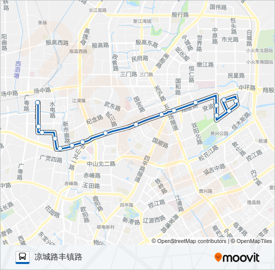 公交133路的线路图