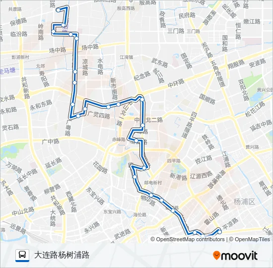 134路 Bus Line Map
