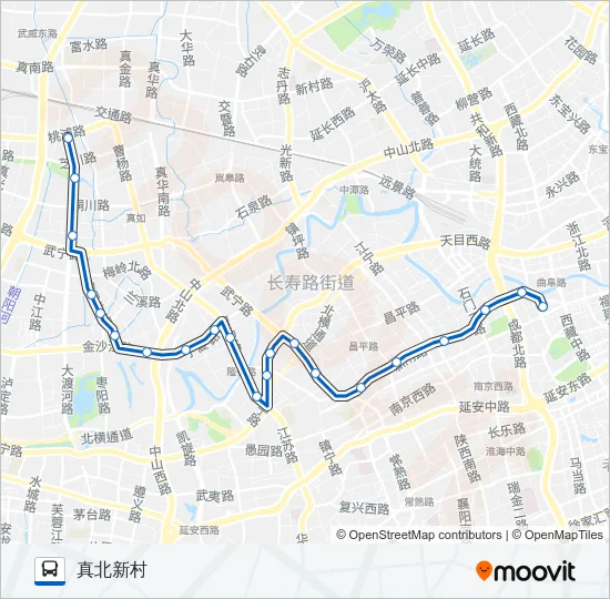 136路 Bus Line Map