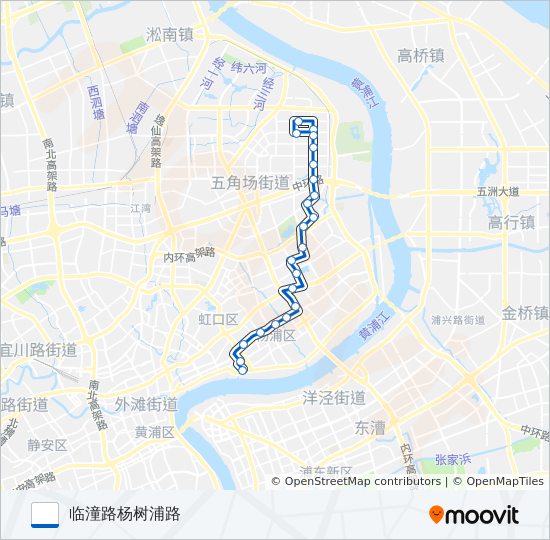 公交137路的线路图