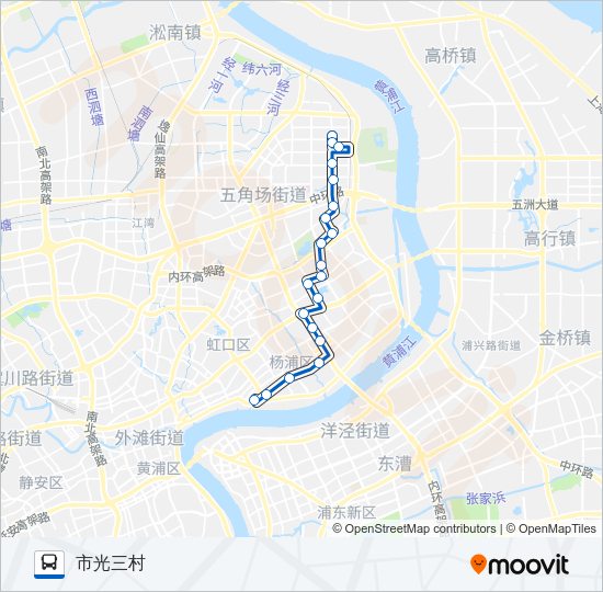 公交137路的线路图
