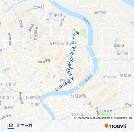 137路 Bus Line Map
