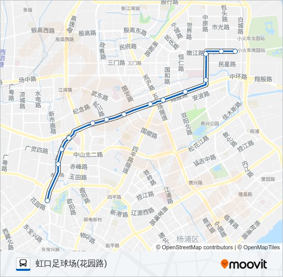 公交139路的线路图