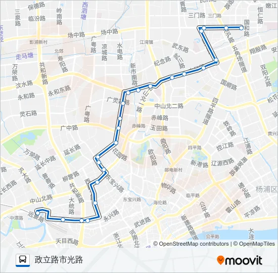 140路 Bus Line Map