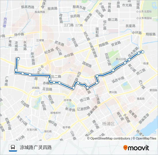 142路 Bus Line Map