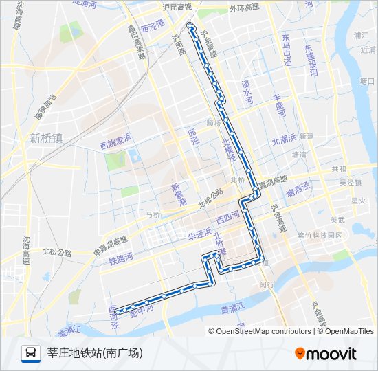 公交143路的线路图