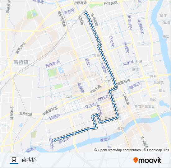 公交143路的线路图