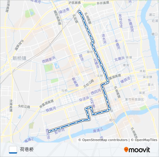 公交143路的线路图