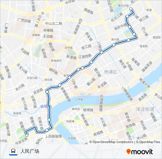 145路 Bus Line Map