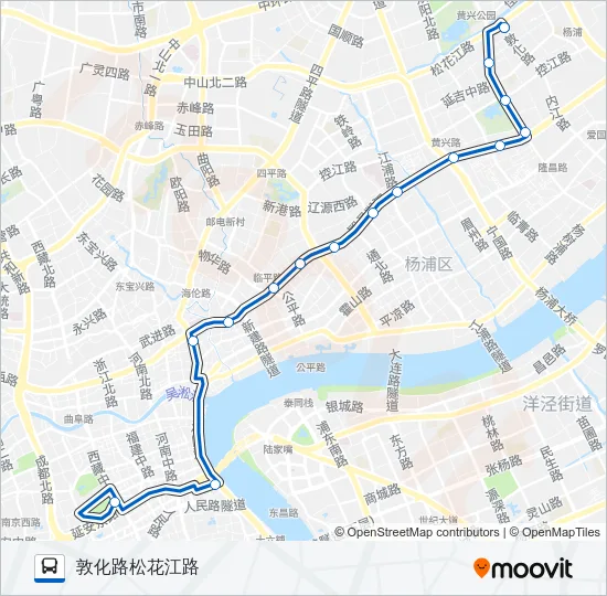 145路 Bus Line Map