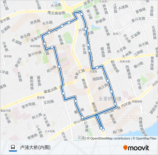 公交146路的线路图
