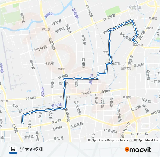 151路 Bus Line Map