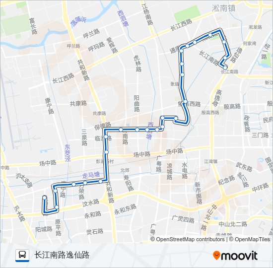 151路 Bus Line Map