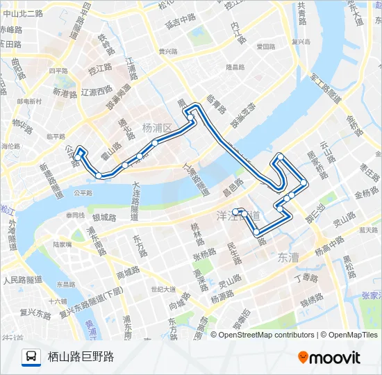 155路 Bus Line Map