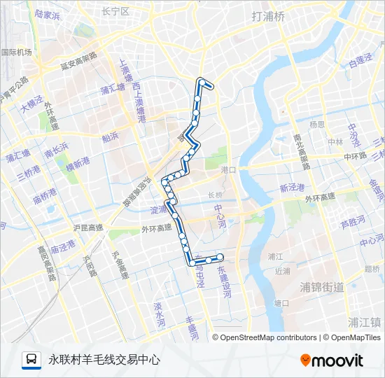 157路 Bus Line Map