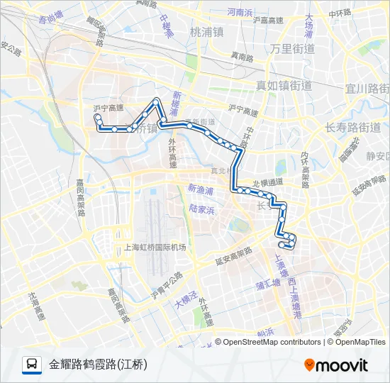 158路 Bus Line Map