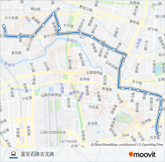 158路 Bus Line Map