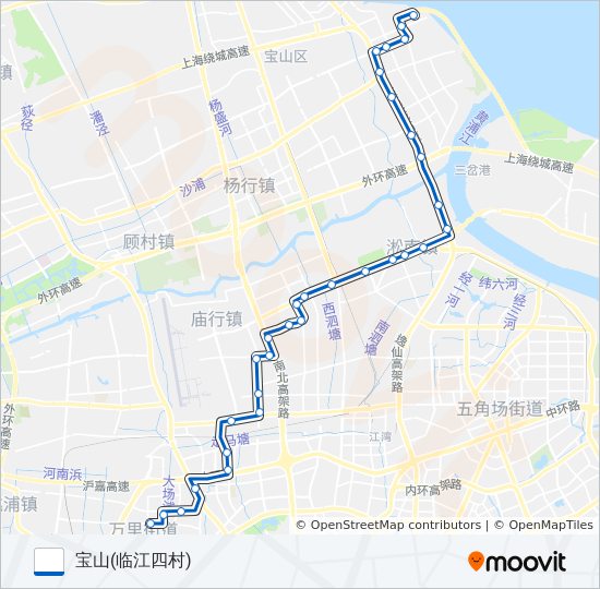 公交159路的线路图