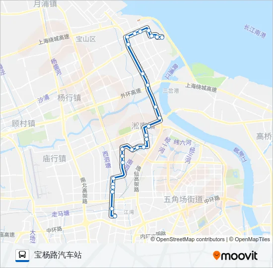 160路 Bus Line Map