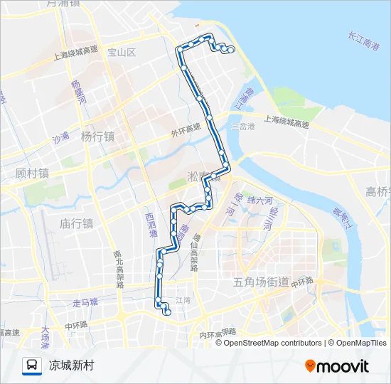 160路 Bus Line Map
