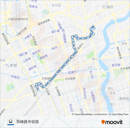 166路 Bus Line Map